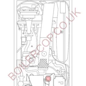 176473 - IDEAL - Logic - Combi 24 ESP1 - Flow Sensor and Turbine Kit